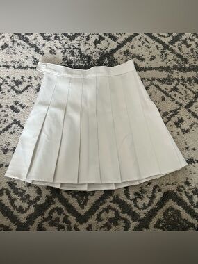 Off-White Pleated Women's Skirt Size S